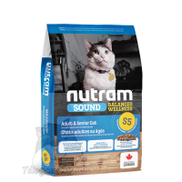 Nutram S5 Nutram Sound Balanced Wellness® Adult and Senior Natural Cat Food 成貓及老貓糧 5.4kg