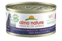 Almo Nature HFC Natural 吞拿魚, 雞肉, 火腿 貓罐頭 (9081) 70g