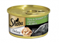 Sheba罐頭吞拿鯛片(湯汁)綠罐
