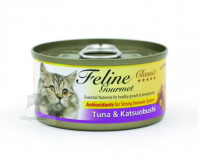 Feline Gourmet 化毛球 吞拿魚+柴魚 80g• 抗氧化物增強免疫系統