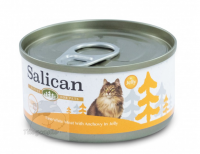 Salican 挪威森林 白肉吞拿魚+鯷魚 啫喱貓罐頭 85G