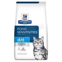 Hill's prescription diet d/d Skin/Food Sensitivities Vension & Green Pea Feline (5350) 貓用皮膚/食物敏感鹿肉與豌豆 3.5LBS 訂購大約7個工作天