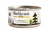Salican 挪威森林 鮮雞肉鴨肉(清湯) Chicken & Duck in Soup 貓罐頭 85G