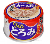 CIAO 濃湯 雞肉+ 鰹魚 元貝味 貓罐 80g A-44