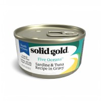 Solid Gold 貓罐 沙甸+吞拿魚 無穀物配方 3oz