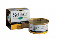 Schesir 啫喱系列  吞拿魚+蟹肉飯 貓罐頭 85g