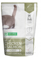 Nature's Protection 貓濕包 – 體重控制 雞+三文魚口味 (成貓用) 100g