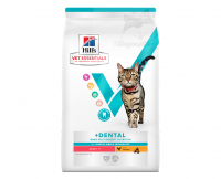 Hill’s Vet Essentials Adult Cat 1+ Dental Food 成貓 1+ 潔齒獸醫配方寵物食品 1.5Kg (607491)訂購大約7個工作天