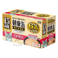 日本AIXIA 15歲以上健康罐 - 吞拿魚 (紅色) 40g x 6罐