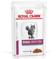 Royal Canin - Renal (RF23) 腎臟獸醫配方 海魚味 (代替吞拿魚味) 貓濕包 85G x12包 訂購大約7個工作天