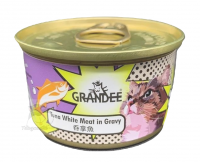 Grandee 無穀物 汁煮吞拿⿂ 貓罐頭 80g X24罐 (紫) 原箱優惠