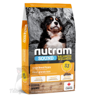 Nutram S3 Sound Balanced Wellness® Large Breed Natural Puppy Food 雞肉、燕麥及碗豆大型幼犬配方 11.4kg