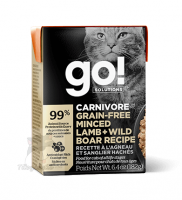 Go! Solutions 活力營養系列 無穀物免治羊肉+豬肉 貓濕糧 (盒裝) 6.4oz