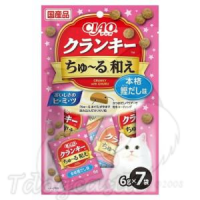 Ciao貓零食-夾心脆餅-本格鰹魚湯 (6gX7袋入)
