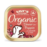 Lily's Kitichen Organic Dinner for Puppies 有機幼犬濕糧 (雞肉+蔬菜) 150g