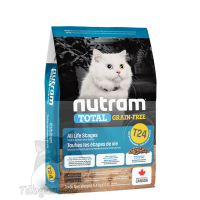 Nutram T-24 Nutram Total Grain-Free® Trout and Salmon Meal Recipe Cat Food 無穀全能-貓三文魚配方 1.13kg