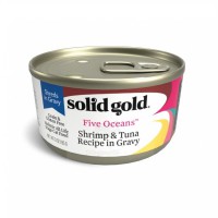 Solid Gold 貓罐 蝦+吞拿魚 無穀物配方 3oz
