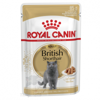 Royal Canin 純種系列 - 英國短毛成貓專屬主食濕糧（肉汁） british Shorthair Adult (Gravy) 85g x 12包同款原箱優惠  訂購大約7個工作天