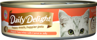 Daily Delight Jelly Skipjack Tuna White with Carrot 無穀物低鎂白鰹吞拿魚+胡蘿蔔80g x24罐 DD51
