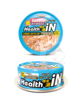 Seeds Health iN 機能湯罐-白身鮪魚+吻仔魚+菊苣醣素 貓罐頭 80g
