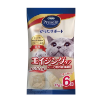 Combo Present 日本 貓咪啫喱杯小食 (高齡維護吞拿魚啫喱杯) 17g×6個