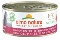 Almo Nature - HFC Natural系列 吞拿魚+雞肉 貓罐頭 (5129) 150g