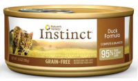 Nature's Variety Instinct Cat Canned Food - Grain Free Duck 5.5oz