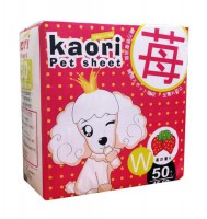 Kaori pet sheets 士多啤梨味尿片 45x60cm 50片