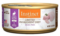 Nature's Variety Instinct Cat Canned Food - LID Grain Free Rabbit 5.5oz