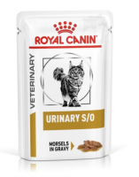 Royal Canin-Urinary S/O (in Gravy) 貓隻泌尿道處方濕包 (LP34) - 85G x12包  訂購大約7個工作天