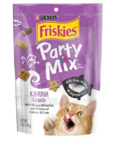 Purina Friskies 喜躍 Party Mix 鬆脆貓小食 - 三文魚、蟹味 6oz