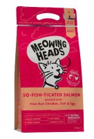 MH全天然成貓配方( So-Fish-Ticated Salmon 三文魚、雞肉、鮮魚、雞蛋77% 1.5KG  已9折價