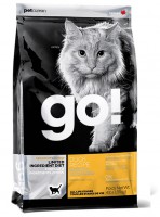 GO! SOLUTIONS™低敏美毛系列-鴨肉貓糧配方 3磅