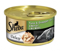 Sheba罐頭-吞拿魚鯛魚85g(魚凍) 綠罐