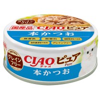 CIAO Pure 無穀物本鰹貓罐頭 70g CC-46