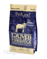 PetKind 無穀物羊草胃及羊肉配方狗乾糧 25LBS