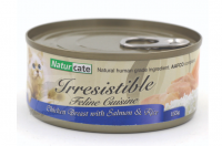 Naturcate NC155-10 雞胸肉+三文魚 貓罐頭 155g