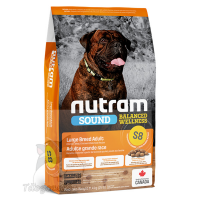 Nutram S8 Sound Balanced Wellness® Large Breed Adult Natural Dog Food大型成犬(雞肉蘋果) 11.4kg