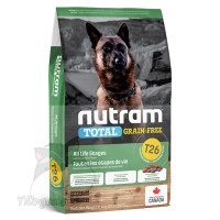 Nutram T-26 Nutram Total Grain-Free® Lamb and Lentils Recipe Dog Food (Big Bite) 無穀羊肉配方(大粒) 11.4kg