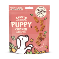 Lily's Kitchen Dog Chicken and Salmon Nibbles Puppy Treats 雞肉三文魚粒 70G