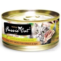 Fussie Cat Premium 高竇貓純天然貓罐頭 (吞拿魚+煙燻吞拿魚) 80g $180/24罐 