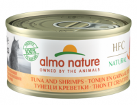 Almo Nature HFC Natural 吞拿魚+鮮蝦 貓罐頭 (9023)  70g