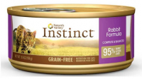 Nature's Variety Instinct Cat Canned Food - Grain Free Rabbit 3oz