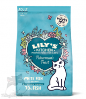 Lily's Kitchen 無穀物 鮮味魚肉餐 貓乾糧 2kg (藍袋) 