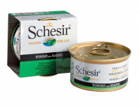 Schesir 啫喱系列  吞拿魚+海藻飯 貓罐頭 85g