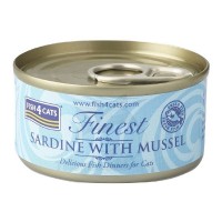 Fish4Cats SARDINE WITH MUSSEL (CSW910) 沙甸魚青口 70g