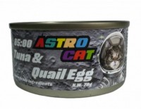 Astro Cat 無穀物肉絲湯罐-鵪鶉蛋+吞拿魚 70g