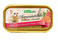 Naturcate White Meat Tuna with Flaked Salmon 白肉吞拿魚加三文魚 (NC85-5) 85g