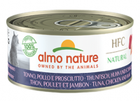 Almo Nature - HFC Natural系列 雞肉+火腿+吞拿魚 貓罐頭  (5131) 150g