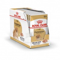 Royal Canin Pomeranian Adult Dog (Loaf)松鼠狗成犬專屬主食濕糧(肉塊) 85gx12包 訂購大約7個工作天